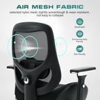 750lbs Big and Tall Office Chair with Wide Thick Seat Cushion for Heavy People Ergonomic Computer Mesh Desk Chairs with 4D Armrests, Adjustable Lumbar Support for Adults 8 Hours daliy Work
