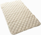 FULI Mattress Pad Infused with Restorative Japanese Onsen Minerals for Better Sleep, Rejuvenating Anti-Aging Hormesis Hot Spring Mattress Topper, Made in Japan - Twin Size (37.4" x 72.8")