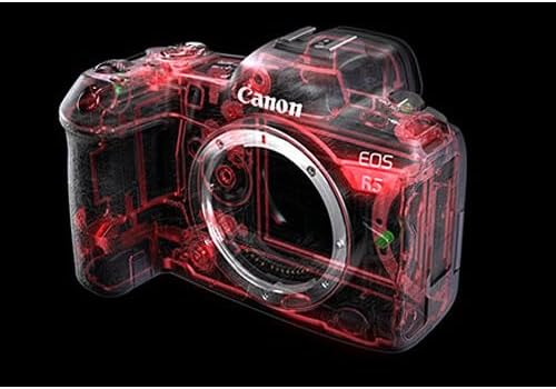 Canon EOS R5 Mirrorless Camera – 45MP Full-Frame RF Camera with 8K Video  IBIS  Dual Pixel AF II & 20fps Burst Shooting (4147C002) + 64GB Memory Card + Canon Shoulder Bag