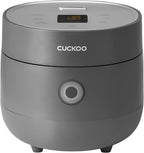 CUCKOO Micom Rice Cooker 3-Cup Uncooked / 6-Cup Cooked with Nonstick Inner Pot, Small Rice Maker with 8 Menu Options, Fuzzy Logic Technology, Auto Clean, Quick Rice Mode, Gray (CR-0375FG)