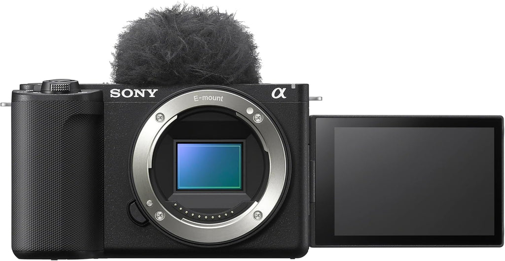 Sony Alpha ZVE10 II - APS-C Interchangeable Lens Mirrorless Content Creators' Camera - Black - Body Only