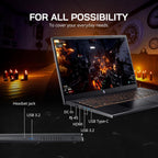 acer Nitro V 15.6" FHD IPS 165Hz Gaming Laptop  Intel Core i5-13420H  NVIDIA GeForce RTX 5050 8GB GDDR7  32GB RAM  1TB SSD  Backlight Keyboard  Wi-Fi 6  Win 11 Pro  Black  1TB Docking Station Set