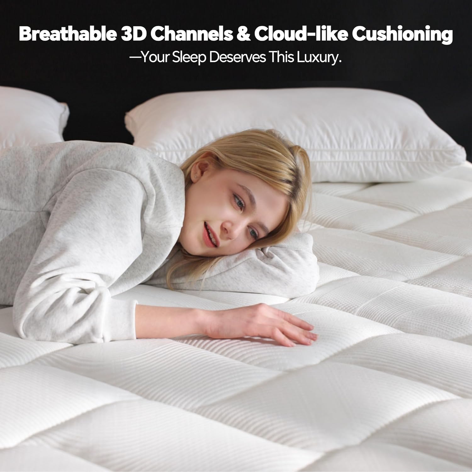 King Size Mattress in a Box, 12 Inch Hybrid Mattress with Individual Pocket Spring & Memory Foam, Soft, Motion Isolation, Medium Firm Comfort for Pressure Relief, CertiPUR-US Certified
