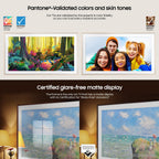 SAMSUNG 55-Inch Class QLED 4K LS03D The Frame Series Quantum HDR Smart TV w/Dolby Atmos  Art Mode  Anti-Reflection  Customizable Frame  Slim Fit Wall Mount with Alexa Built-in (QN55LS03D  2024 Model)