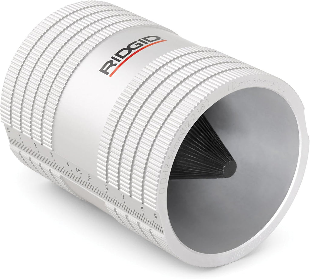 Ridgid 29993 227S Stainless Steel Pipe Reamer Tool, 1/2-inch to 2-inch Inner/Outer Reamer, Chrome, Small