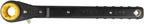 Klein Tools KT151T Lineman's Ratcheting Wrench with Bolt-Through Design, 3/4-Inch, 13/16-Inch, 1-Inch x 1-1/8-Inch Combination Square Socket