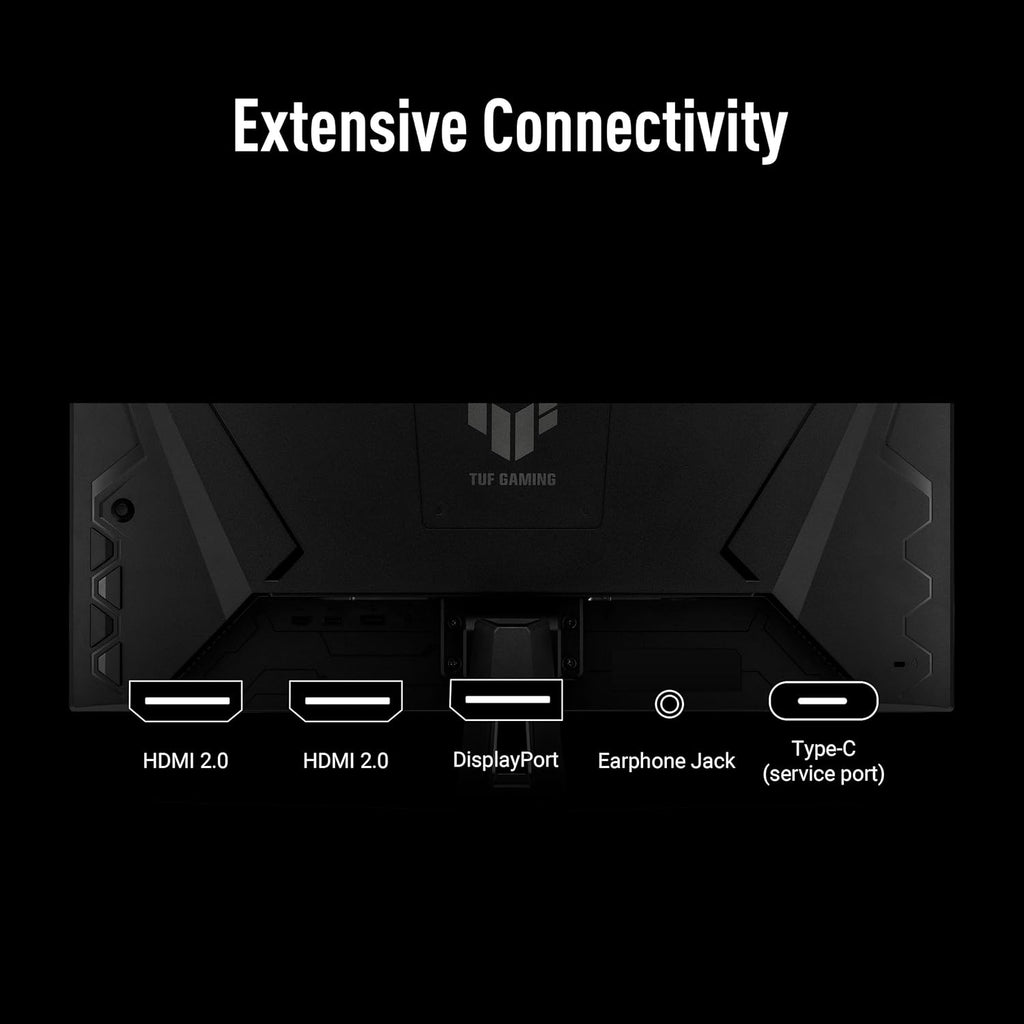 ASUS TUF Gaming 27” 1440P Monitor (VG27AQL5A) – QHD (2560 x 1440)  210Hz  0.3ms  Fast IPS  Extreme Low Motion Blur Sync  Speakers  DisplayWidget Center  Gaming AI  Height Adjustment  3 yr Warranty
