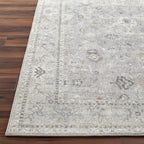 Livabliss x Becki Owens Davina Damask Area Rug , 7'10" x 10', Light Grey