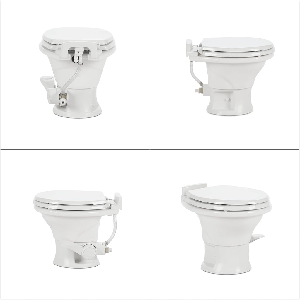 320 Series Standard Height RV Toilet - White
