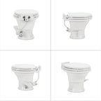 320 Series Standard Height RV Toilet - White