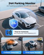 AZDOME PG17 Pro STARVIS 2 Mirror Dash Cam Front and Rear with IMX678  ADAS 12" Rear View Mirror Camera  4K+ 2.5K Dual HDR Dash Camera for Cars  5.8GHz WiFi Car Camera with 128GB Card Voice Control GPS