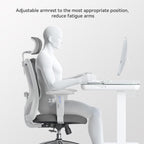 SIHOO M18 Ergonomic Office Chair, Computer Desk Chair with Adjustable Headrest and Lumbar Support, High Back Executive Swivel Chair for Home Office (Dark Gray)