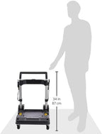 DEWALT TSTAK Trolley Cart with Handle, Swivel 360°, Capacity of Up to 200 lbs (DWST17888)