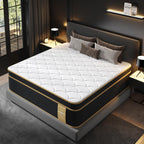Firm King Size Mattress, 14 Inch Gel Memory Foam Hybrid Mattress King Bed in a Box, Pressure & Pain Relief, CertiPUR-US, Individual Pocket Spring, Edge Support