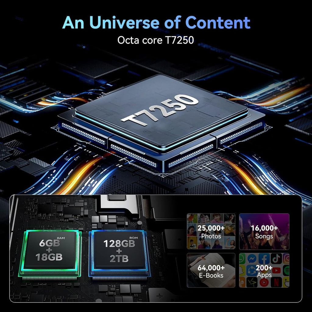 N90 Android 16 Tablet  12 inch Tablet 2K FHD+  Android Tablet with Keyboard  5G WiFi  24GB+128GB/2TB  Face ID  9000 mAh  4 Years Warranty  Widevine L1  OTG  1217-BOX  Case&Pen