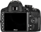 Nikon D3200 24.2MP DSLR Camera Kit with 18-55mm VR Zoom Lens – Full HD 1080p Video Capture  Fast 11-Point Autofocus System + 128GB Memory Card + Protective Memory Card Case + Camera Bag + More