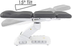 SKINACT Kana Electric Treatment Table with Stirrups Included (Black)
