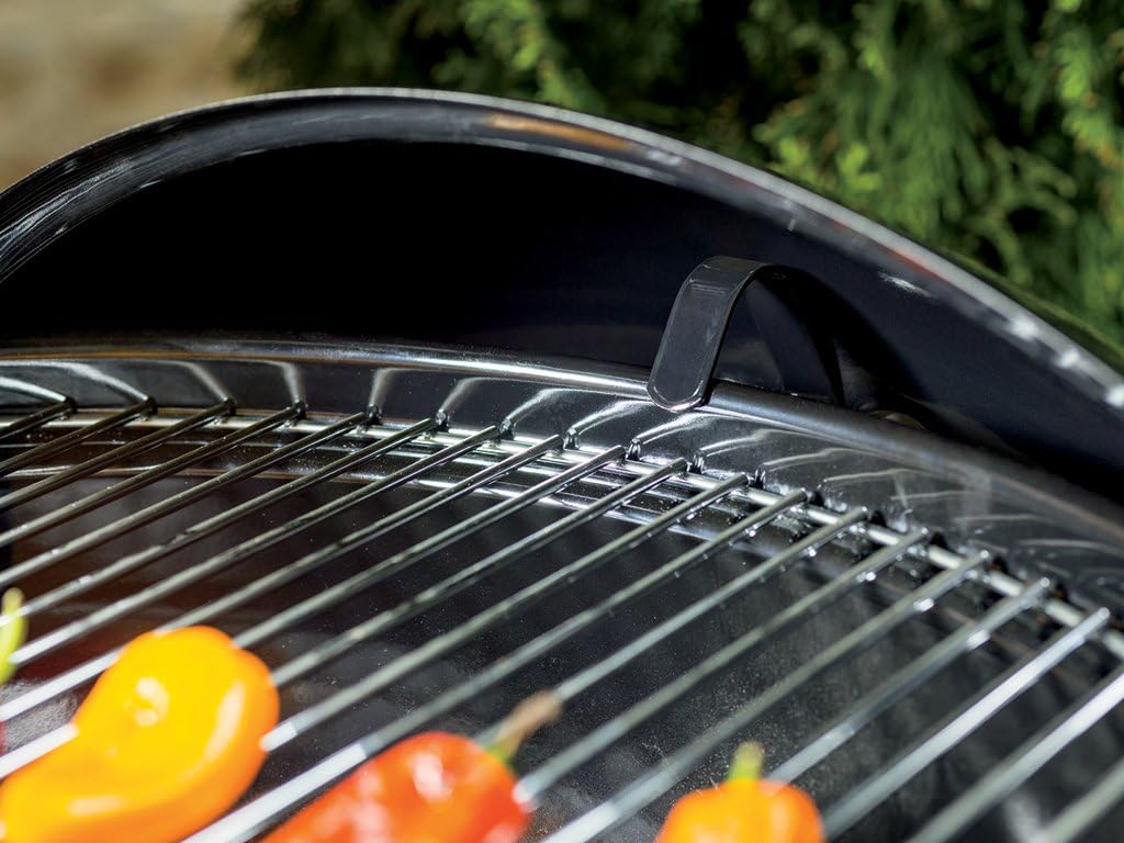 Weber Original Kettle Charcoal Grill, 18-Inch, Black – Classic Outdoor BBQ Grill with One‑Touch™ Cleaning System & Precise Temperature Control Dampers