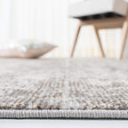 SAFAVIEH Madison Collection 9' x 12' GreyBeige MAD471G Modern Abstract Non-Shedding Living Room Bedroom Area Rug