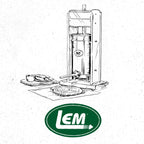 LEM Products Big Bite Motorized 10 Pound Capacity Stainless Steel Sausage Stuffer with Removable Cylinder, 0.5HP