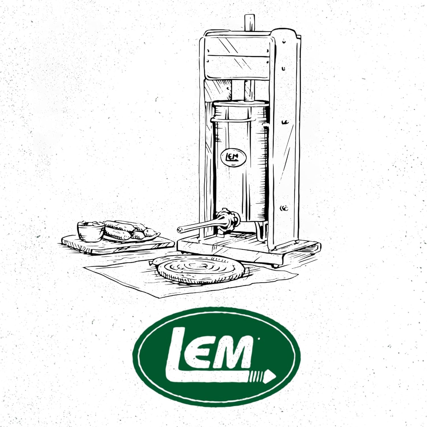 LEM Products Big Bite Motorized 10 Pound Capacity Stainless Steel Sausage Stuffer with Removable Cylinder, 0.5HP