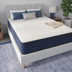 NapQueen Queen Size, 12 Inch NEW Victoria Hybrid Cooling Gel Infused Pocket Spring and Memory Foam Mattress, Bed in a Box, CertiPUR-US Certified