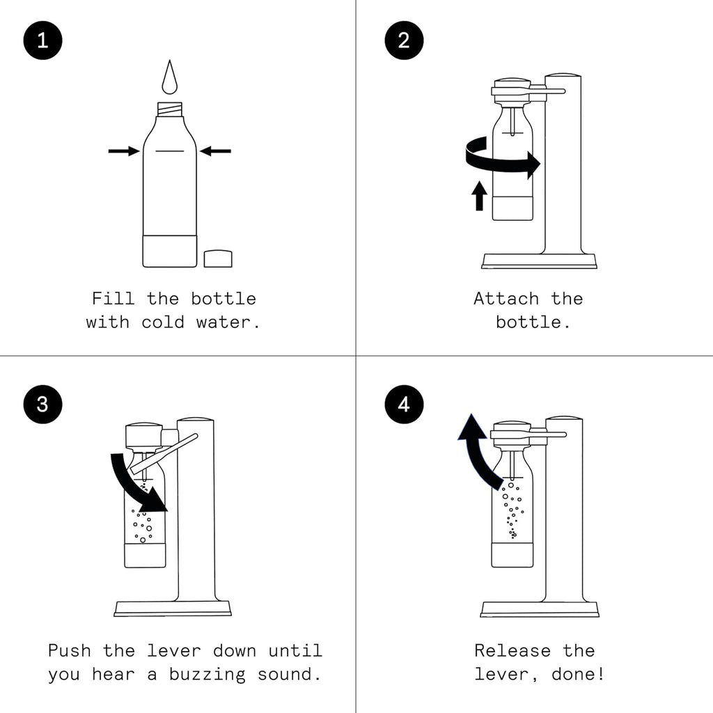aarke - Carbonator III Premium Carbonator-Sparkling & Seltzer Water Maker-Soda Maker with PET Bottle (Stainless Steel)