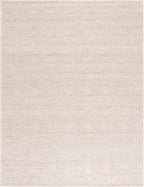 SAFAVIEH Area Rug 8x10 - Natura Collection - Large - Beige & Ivory, Handmade Wool Blend, Textured Design, Ideal for Living Room, Bedroom, Dining Space (NAT425B)