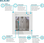 Elkay LBWDC00WHC Water Dispenser, Aspen White