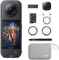 Insta360 X5 Essentials Bundle - Waterproof 8K 360° Action Camera  Leading Low Light  Invisible Selfie Stick Effect  Rugged and Replaceable Lens  3-Hour Battery  Built-in Wind Guard  Stabilization