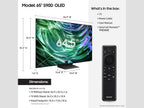 SAMSUNG 65-Inch Class OLED 4K S90D Series HDR+ Smart TV w/Dolby Atmos  Object Tracking Sound Lite  Motion Xcelerator  Real Depth Enhancer  4K AI Upscaling  Alexa Built-in (QN65S90D  2024 Model)