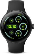 Google Pixel Watch 3 (45mm) 2024 Model - Android Smartwatch  Heart Rate Tracking  Fitbit Advanced Running  Fitness Insights  24-Hour Battery - Matte Black Aluminum Case - Obsidian Band - Wi-Fi