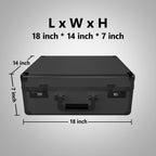 VALUN 160+ 4 ROW Graded Card Storage Box; Durable Sports, PSA Card Storage Box - Organizer Slab for Your Collection - For Baseball, Football, TCG, MTG Cards - Top Loader Design