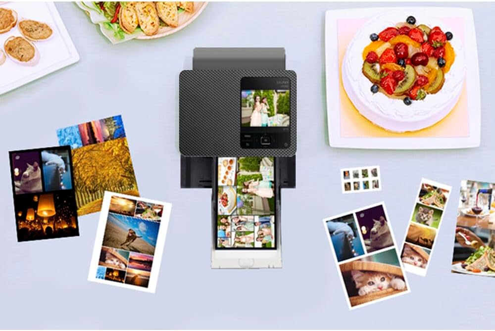 Canon SELPHY CP1500 Compact Photo Printer (Black) (5539C001) KP-36IP Color Ink and Paper Set + 64GB Memory Card + Cleaning Kit + Memory Card Wallet + Card Reader