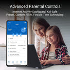 ASUS ZenWiFi BQ16 Pro Quad-Band WiFi 7 Mesh Router (2 Pack)  up to 8000 sqft  2X 10G Ports Each  Smart Home Master with Multi-SSID  VPN & Parental Controls  Subscription-Free Security  AiMesh