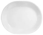 Corelle Vitrelle 38-Piece Service for 12 Dinnerware Set, Triple Layer Glass and Chip Resistant, Lightweight Round Plates and Bowls Set, Winter Frost White