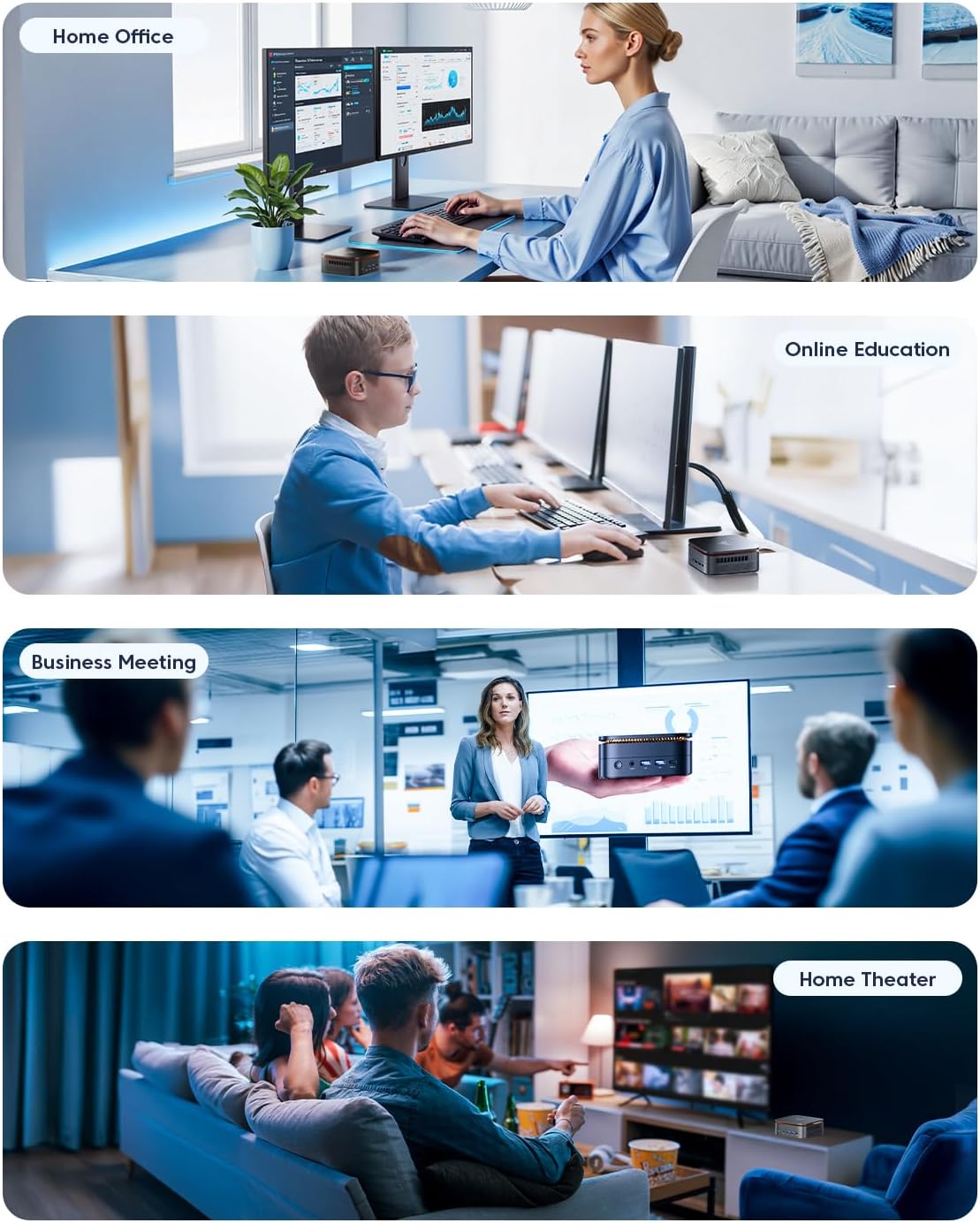 KAMRUI Pinova P1 Mini PC Computer  AMD Ryzen 4300U Processor  16GB DDR4 RAM 256GB M.2 SSD  Mini Desktop Computer Support Triple 4K  USB-C  WiFi  Bluetooth  Ethernet  HTPC for Business  Education  Home