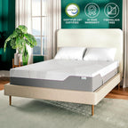 Sleep Innovations Marley 12 Inch Green Tea Gel Memory Foam Mattress, Queen Size, Bed in a Box, Medium Firm Feel