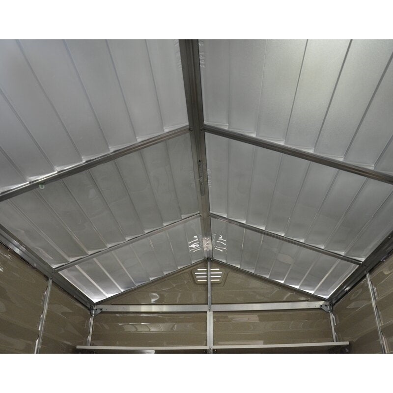 SkyLight 6 ft. W x 8 ft. D Plastic Storage Shed