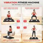 Freepi Walking Vibration Pad Treadmill,3 in 1 Under Desk Vibration Treadmill,Portable Treadmill for Home
