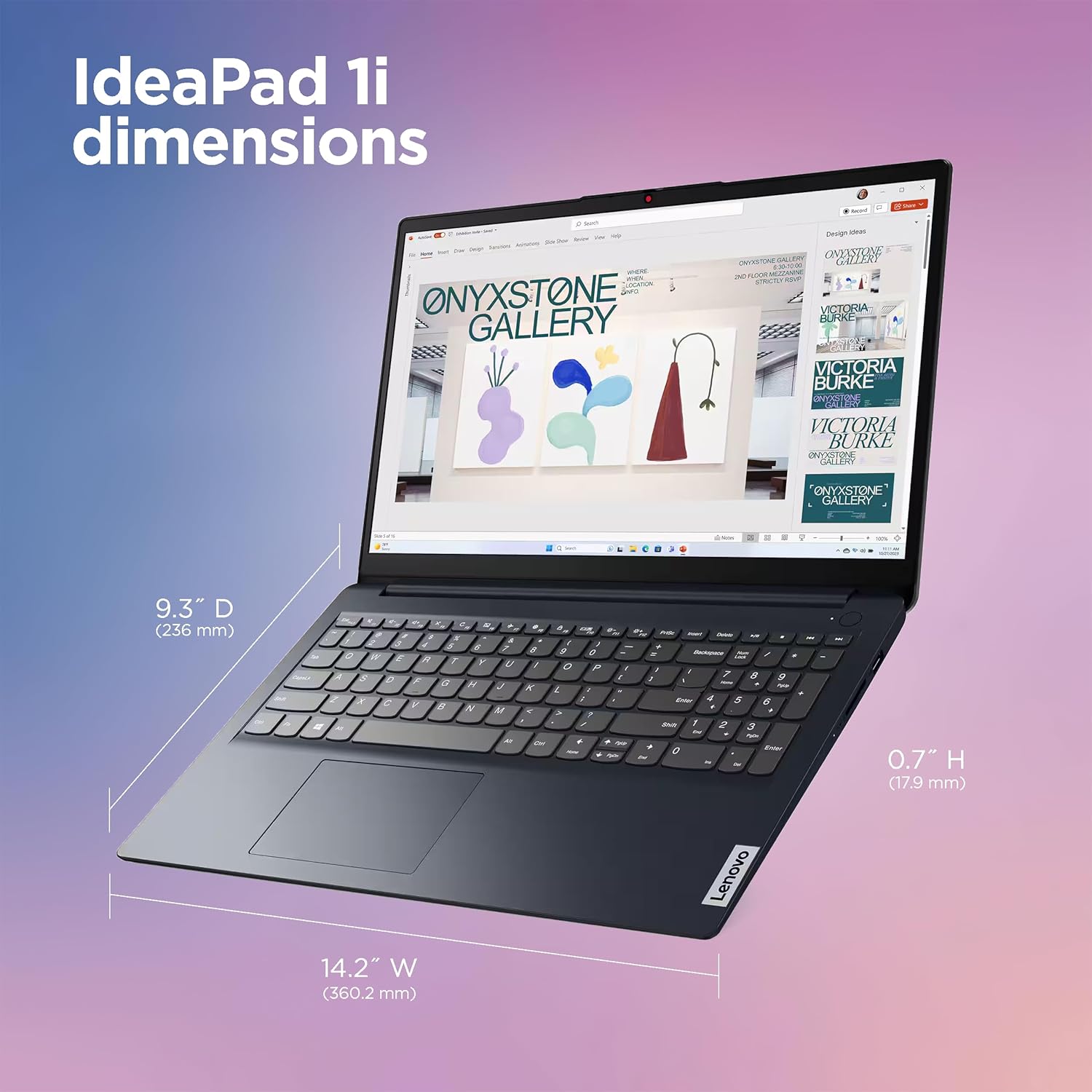 Lenovo IdeaPad Business Laptop  15.6" FHD Touchscreen  Powerful 10-Core Intel i5-1334U  AI Copilot Computer  16GB RAM  1TB Storage (512GB SSD+500GB Ext)  HubxcelAccessory  Win 11 Pro  Lifetime Office