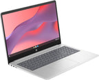 HP Chromebook 15 Laptop ( 15.6" Anti-Glare  Intel N200  8GB DDR5 RAM  192GB Storage (64GB eMMC + 128GB SD)  4-Core(> i3-1115G4)  Numeric KB) Home & Student  Webcam w/Shutter  Wi-Fi  Chrome OS  Silver