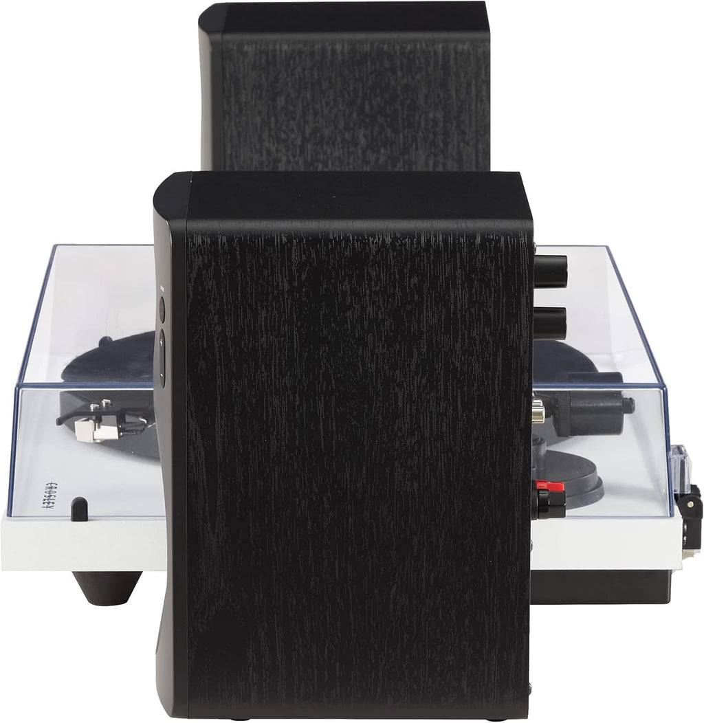 Crosley KT6101-WH Belt-Drive Bluetooth Turntable with Built-in Preamp and Included Speakers  White