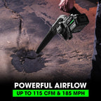 FLEX 24V Brushless Cordless 115 CFM 185 MPH Jobsite Blower Tool Only, Battery and Charger Not Included - FX5441-Z