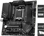 MSI PRO B650M-A WiFi V1 Motherboard, Micro-ATX - Supports AMD Ryzen 9000/8000 / 7000 Series Processors, AM5 - DDR5 Memory Boost 6000+MHz/OC, 2 x PCIe 4.0 x16, 2 x M.2 Gen4, 2.5G LAN