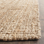 SAFAVIEH Area Rug 9x12 - Natural Fiber Collection - Large - Natural Brown, Handmade Jute, Farmhouse Style, Chunky Textured Thick Pile (NF447A)