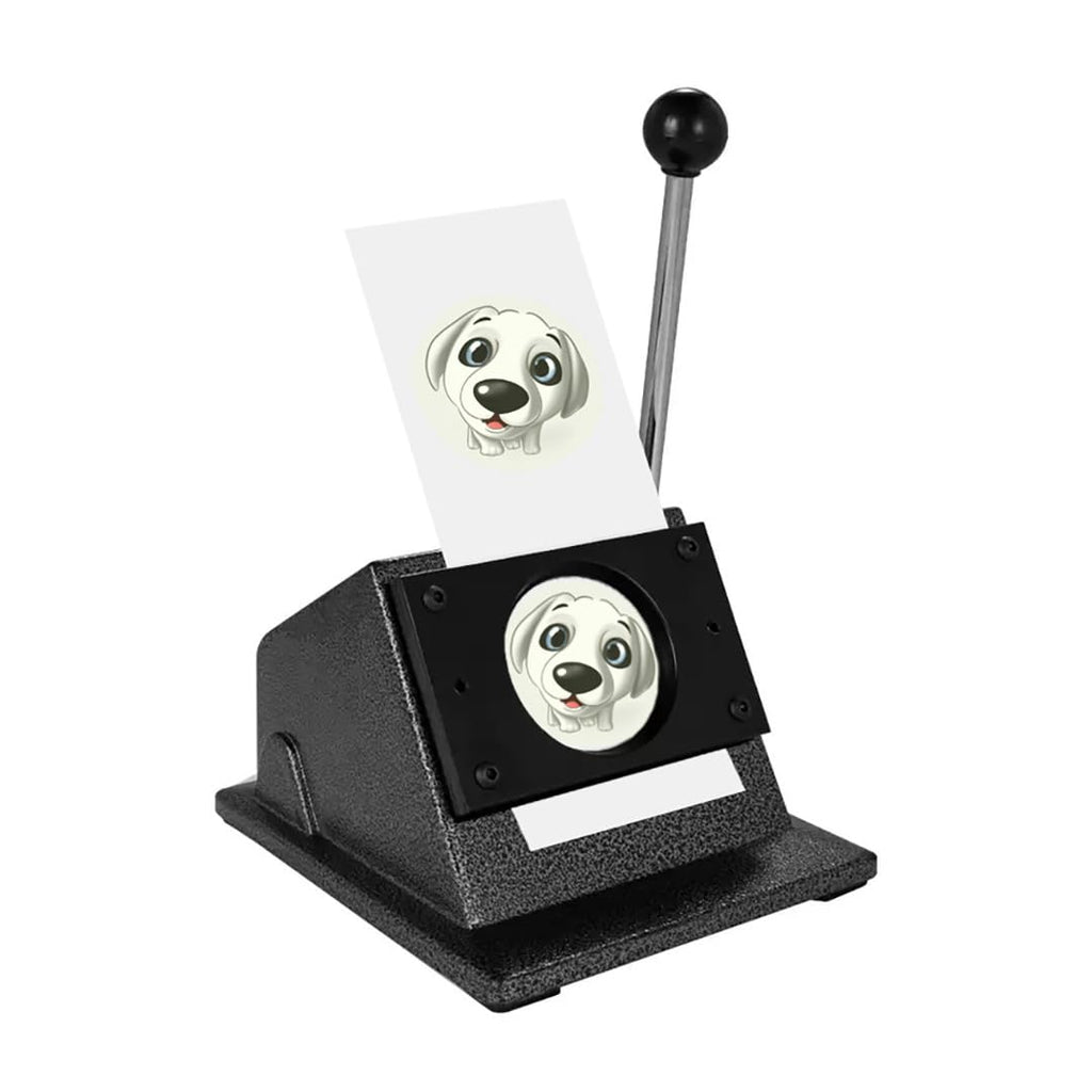 1 Inch Circle Punch Cutter Button Maker Machine for Paper Craft, DIY Hole Die Cutting Tool