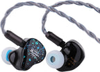Linsoul Kiwi Ears Astral 1DD+6BA Hybrid in Ear Monitor  Wired Earbuds  HiFi Studio Recording &Mixing Earphone  Portable Gaming IEMs for Professional Music Engineers Audiophiles (Blue)