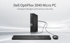 Dell Optiplex 3040 Micro Mini Desktop Computer PC, 6th Gen Core 3.20 GHz, 8GB RAM, 256GB SSD, WiFi, Bluetooth, Keyboard & Mouse, Windows 11 Pro (Renewed)