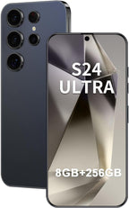 I24 Ultra Unlocked Phone 8GB+256GB Android Cell Phone 7 inch HD Screen Mobile Phone 108MP+48MP Camera 6800 mAh Extra Large Battery 5G Dual SIM (Titanium Deep Blue)